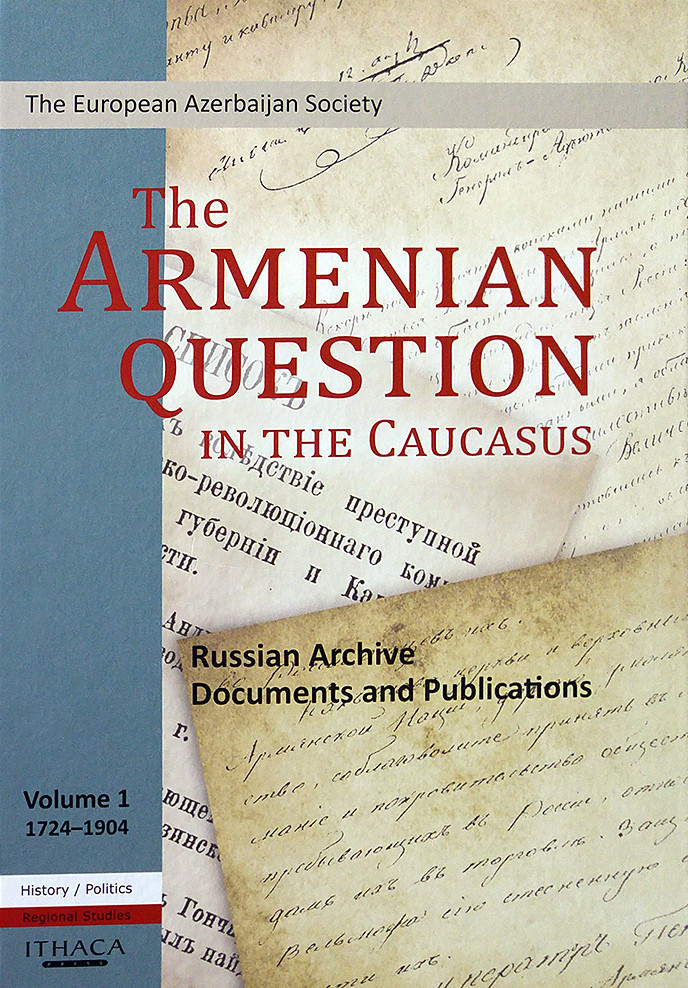 The Armenian question in the Caucasus (3 vol set) kitabı, əsəri, nəşri, çap məhsulu