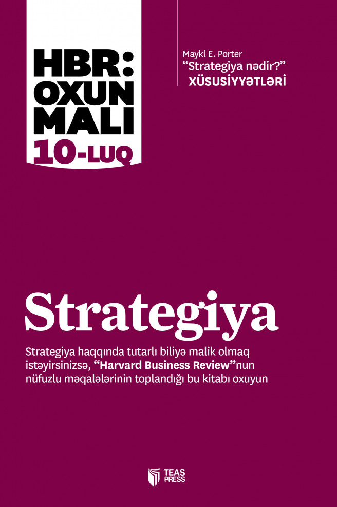 Strategiya “Harvard Business Review”: oxunmalı “10-luq” kitabı, əsəri, nəşri, çap məhsulu