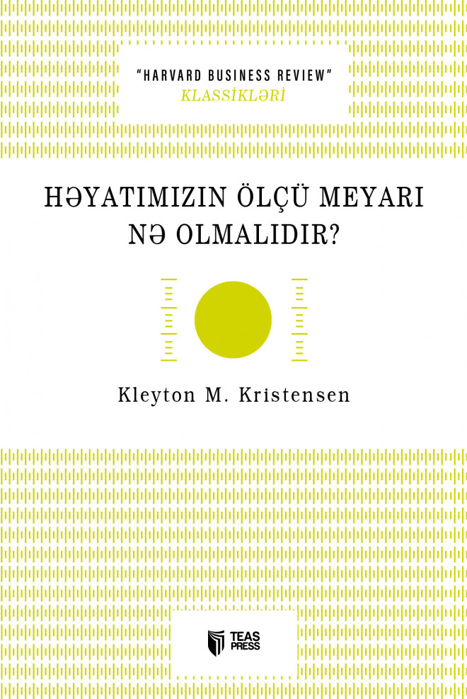 Həyatımızın ölçü meyarı nə olmalıdır? kitabı, əsəri, nəşri, çap məhsulu