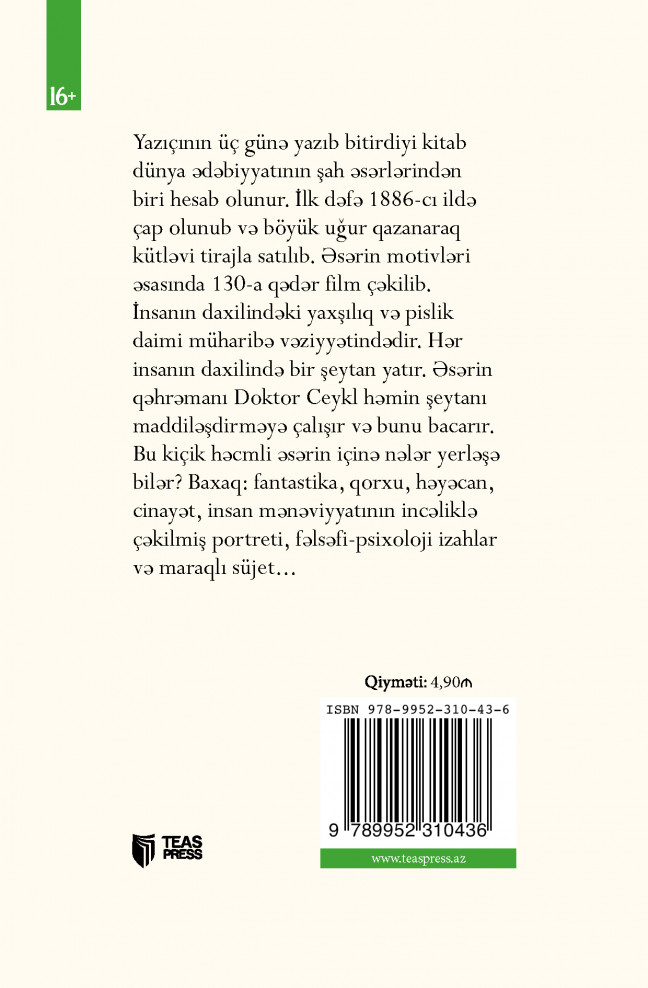 Doktor Ceykl və mister Haydın qəribə əhvalatı