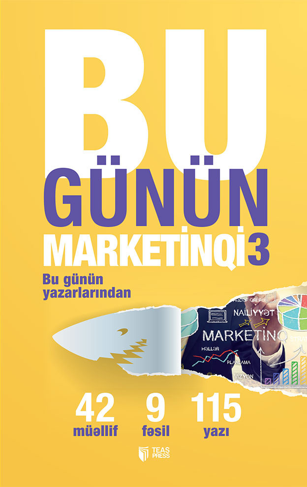 Bu günün marketinqi 3 kitabı, əsəri, nəşri, çap məhsulu