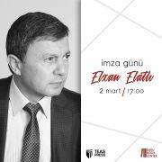 Elxan Elatlının Bakı Kitab Mərkəzində imza günü keçiriləcək