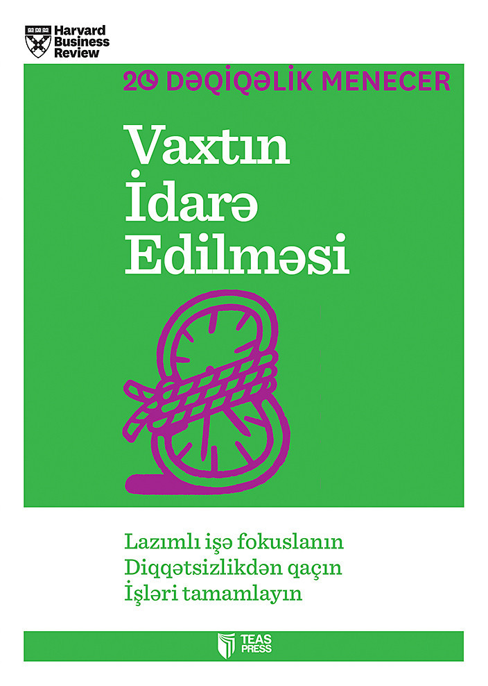 Vaxtın idarə edilməsi kitabı, əsəri, nəşri, çap məhsulu